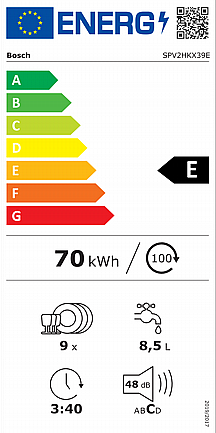 ���� ���� �� �������� ��� BOSCH ��� ��� SPV2HKX39E