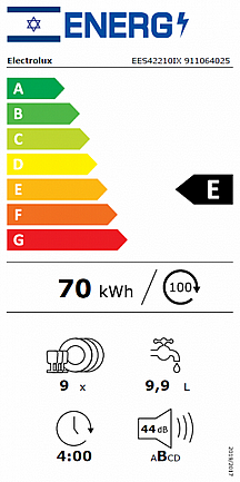 ���� ���� �� ��� �������� Electrolux ���������� ��� EES42210IX