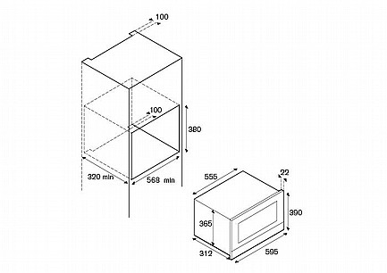 ������� ���� Bertazzoni ����� ���� ��� F383MODMWSX