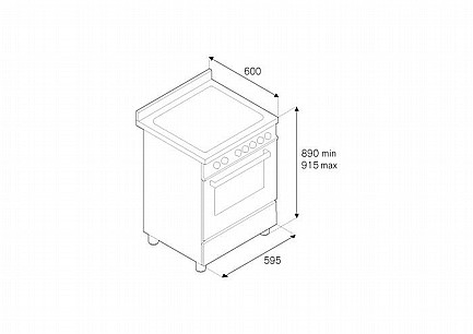 ���� ���� ����� Bertazzoni ��� AM64C61CN