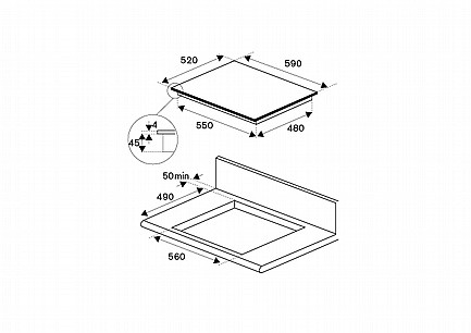 ������ ��������� Bertazzoni ��� P604IM2B2NE