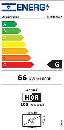��� ������� LG evo OLED 4K �� �� "48 ��� OLED48C36LA