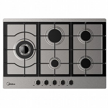 כיריים גז 5 להבות Midea מידאה דגם 75G50ME005-SFL כיריים גז 5 להבות Midea מידאה דגם 75G50ME005-SFL