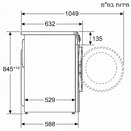 ����� ����� 9 �"� BOSCH ��� ��� WGA142X9IL