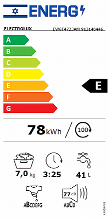 ����� ����� 7 �"� ��� ����� Electrolux ���������� ��� EW6T4723AM