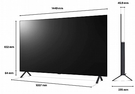 2.	��� �������� ����������� LG OLED ����� 65 ���� Smart TV ���������� K4 ��� OLED65A36LA