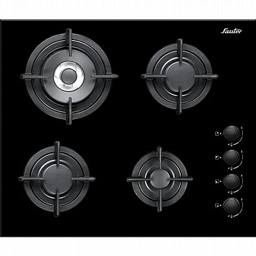 כיריים גז זכוכית שחורה Sauter סאוטר דגם SHG8010B כיריים גז זכוכית שחורה Sauter סאוטר דגם SHG8010B