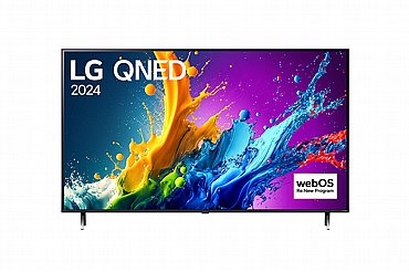  �������� ���� 55 ����' 4K UHD �� �'� LG ��� 55QNED80T6B ��� 2024