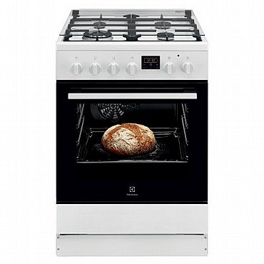 תנור משולב כיריים לבן Electrolux אלקטרולוקס LKK620200W תנור משולב כיריים לבן Electrolux אלקטרולוקס LKK620200W