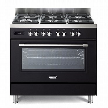 תנור משולב כיריים גז 6 להבות Delonghi דלונגי דגם PRO966MA שחור תנור משולב כיריים גז 6 להבות Delonghi דלונגי דגם PRO966MA שחור
