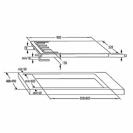������ �� 5 ����� Gorenje ������� ��� GCW9C51B