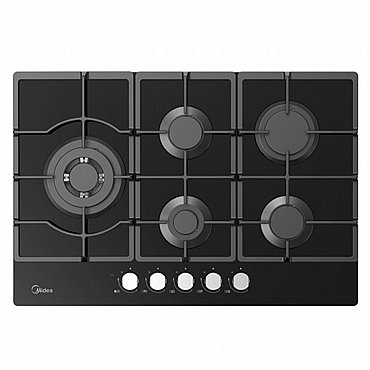 כיריים גז 5 מבערים Midea מידאה דגם 75GP095 כיריים גז 5 מבערים Midea מידאה דגם 75GP095