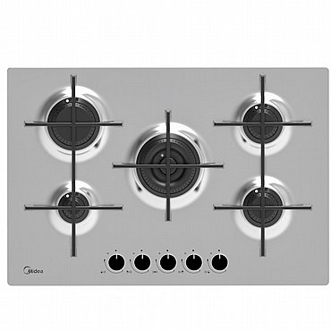 כיריים גז 5 מבערים Midea מידאה דגם Slim Design 75SQ503 כיריים גז 5 מבערים Midea מידאה דגם Slim Design 75SQ503