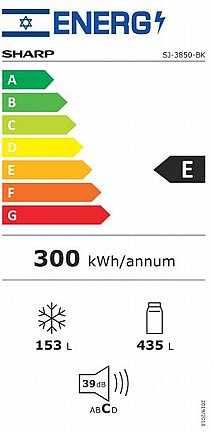 ���� ����� ����� ���� 588 ���� Sharp No-Frost ��� SJ-3850-BK