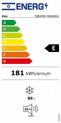 ����� 3 ������ - 75 ���� Beko ��� FNE1075N *����� ����� �� ������ ����� ��������*