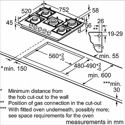 ������ �� - 5 ����� Bosch ��� FlameSelect PPQ7A6I40Y