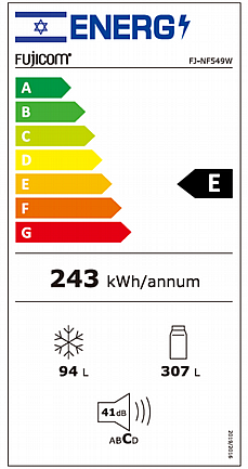 ���� ����� ����� 401 ���� Fujicom ������� ��� NO-FROST FJ-NF549W ��� 