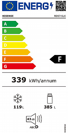 ���� ����� ����� - 504 ���� Hisense ������ ��� RD67-SLK �������
