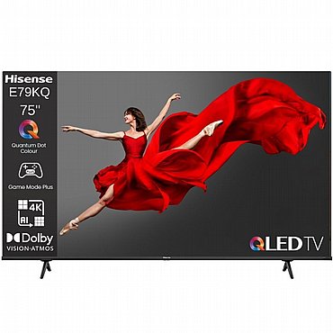 טלוויזיה חכמה 75" Hisense QLED 4K הייסנס 75E79KQ טלוויזיה חכמה 75" Hisense QLED 4K הייסנס 75E79KQ