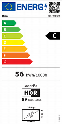 �������� ���� "65 Mini LED 4K ����� Haier ��� H65M80FUX