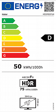 טלוויזיה חכמה "55 Mini LED 4K האייר Haier דגם H55M80FUX טלוויזיה חכמה "55 Mini LED 4K האייר Haier דגם H55M80FUX