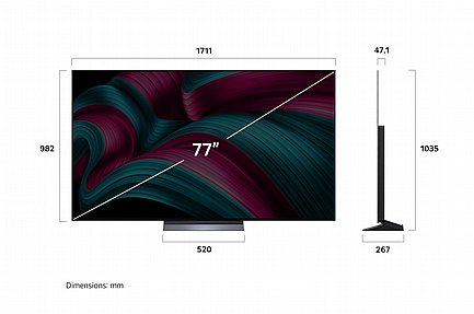 ������� EVO LG OLED �� �� 77 ���� 4K ���� OLED77C56LA ��� 2025 *����� ����� �� ������ ����� �.�*