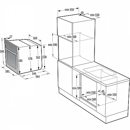 ���� ���� gorenje ������ ������� ���� 77 ���� ��� BO6737E03BG