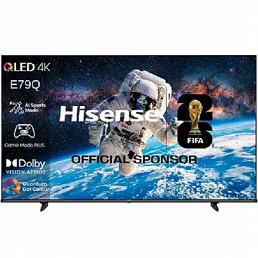 מסך טלוויזיה "55 QLED Smart TV 4K Ultra HD הייסנס HISENSE דגם 55E79Q מסך טלוויזיה "55 QLED Smart TV 4K Ultra HD הייסנס HISENSE דגם 55E79Q