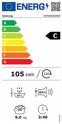 ����� ����� �������� 9 �"� ���� ����� ��� Samsung ������ DV90DG52A0AE * ������ ������ ����� *