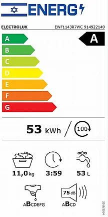 ����� ����� 11 �"� ��� ELECTROLUX EWF1143R7WC ����������