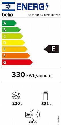 ���� 4 ����� 601 ���� ��� BEKO GN91601DX ��� ������� ������