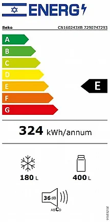 ���� ����� ����� 580 ���� ��� BEKO CN160243XB ��� �������
