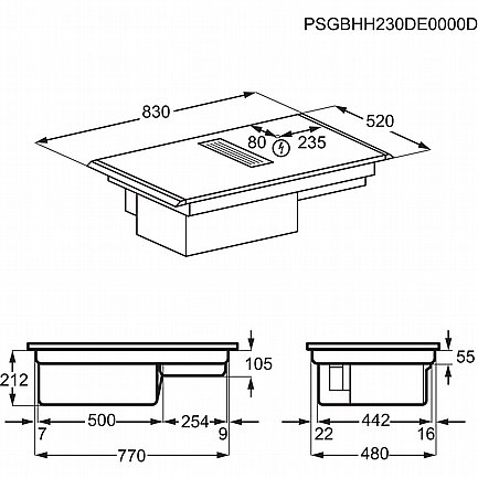 ������ ��������� ������� ���� ���� 83 �"� AEG ��� ��� XCD6847AS
