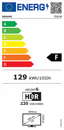 �������� 75" Dreame ����� ��� 75Q100 QLED