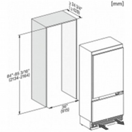 ���� �������� ����� ����� 90 �"� MIELE ���� ��� KF 2911 VI L