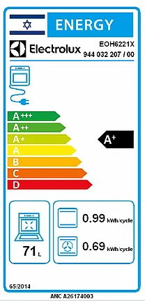 ���� ���� 71 ���� Electrolux ���������� ��� EOH6221X �������