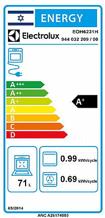 ���� ���� 71 ���� Electrolux ���������� ��� EOH6231H ����