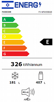 ���� ����� ����� 588 ���� FUJICOM ������� ��� FJ-NF655BGE NO-FROST ����