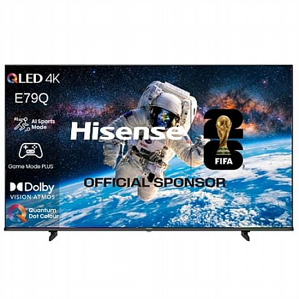 �������� ���� 98" HISENSE ������ 4K QLED ��� 98E79Q *����� ����� �� ������ �����*