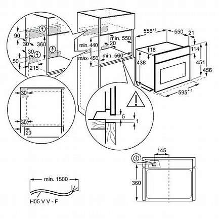 ���� ���� ����� ������� 44 ���� AEG NKK6N501B ������ ����� ���