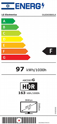�������� 65" LG 4K OLED �� �� ��� OLED65B66LA *��� 2026 ����� ����� �� ������ ����� �.�*