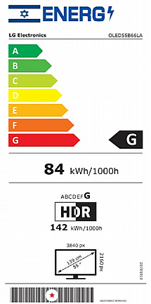 �������� ���� 55" LG 4K OLED �� �� OLED55B66LA *��� 2026 ����� ����� �� ������ ����� �.�*