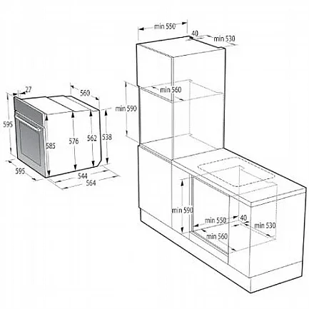 ���� ���� 60 �"� GORENJE ������� ��� BSA6747DGWI