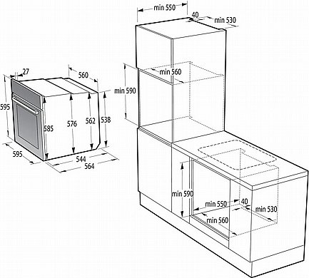 ���� ���� Gorenje ������ ��� BOS6747A05DG