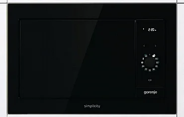 מיקרוגל אינטגרלי משולב גריל 23 ליטר Gorenje גורניה דגם BM235G1SYB זכוכית שחורה מיקרוגל אינטגרלי משולב גריל 23 ליטר Gorenje גורניה דגם BM235G1SYB זכוכית שחורה
