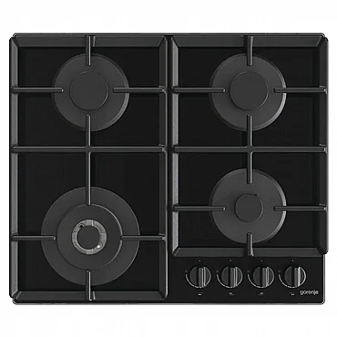 כיריים גז 4 להבות 60 ס"מ Gorenje גורנייה דגם GTW641EB זכוכית שחורה כיריים גז 4 להבות 60 ס"מ Gorenje גורנייה דגם GTW641EB זכוכית שחורה