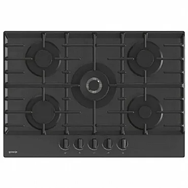 כיריים גז 5 להבות 75 ס"מ Gorenje גורניה GTW7C51B שחור כיריים גז 5 להבות 75 ס"מ Gorenje גורניה GTW7C51B שחור