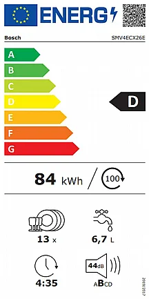 ���� ���� �������� ��� 60 �"� ��� BOSCH ��� SMV4ECX26E