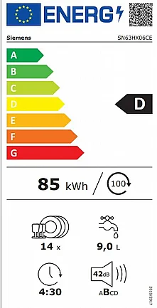 ���� ��� 60 �"� �������� ��� �����  SIEMENS ��� SN63HX06CE 