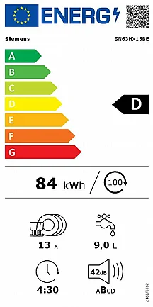  ���� ��� 60 �"� �������� ��� ����� SIEMENS ��� SN63HX15BE